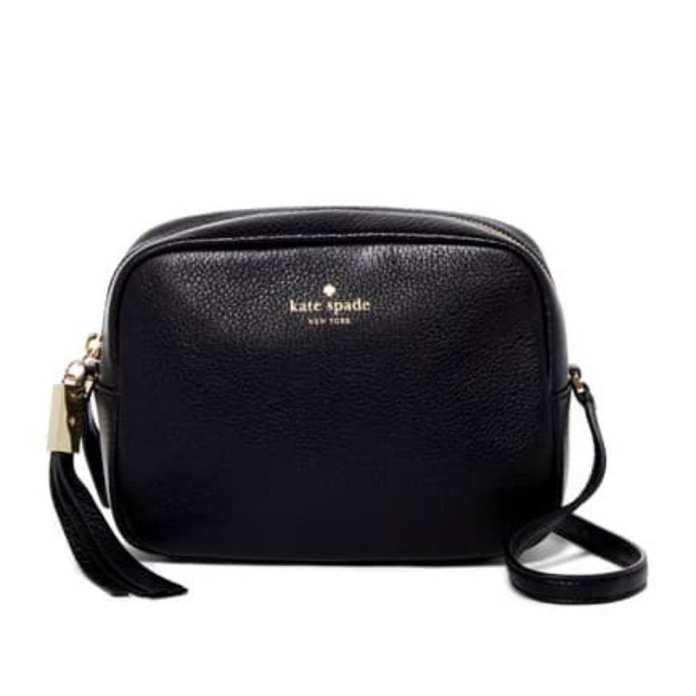 Kate Spade Grey Street Mindy Leather Cross…